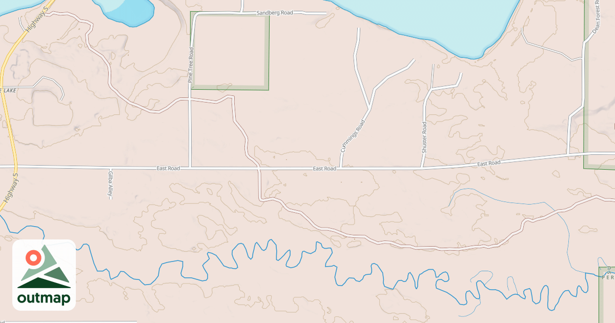 Map of Chisholm Club Trail