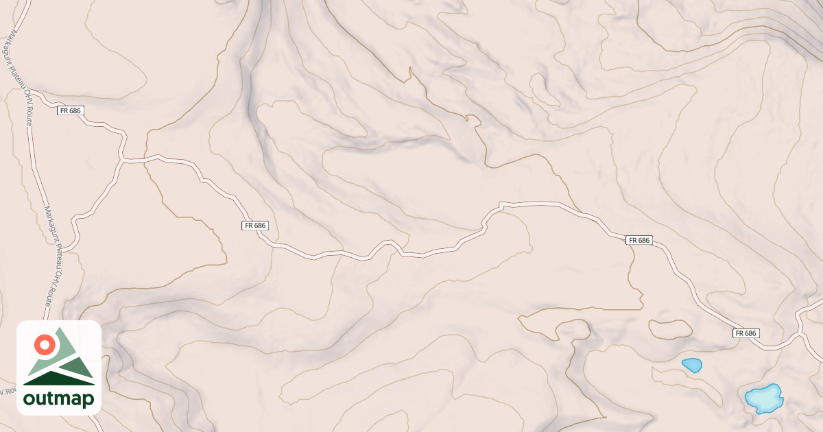 Map of USFS Motor Vehicle Use Map Roads {E60DE0B4-D071-4655-9E5A-B1FE2454C559}