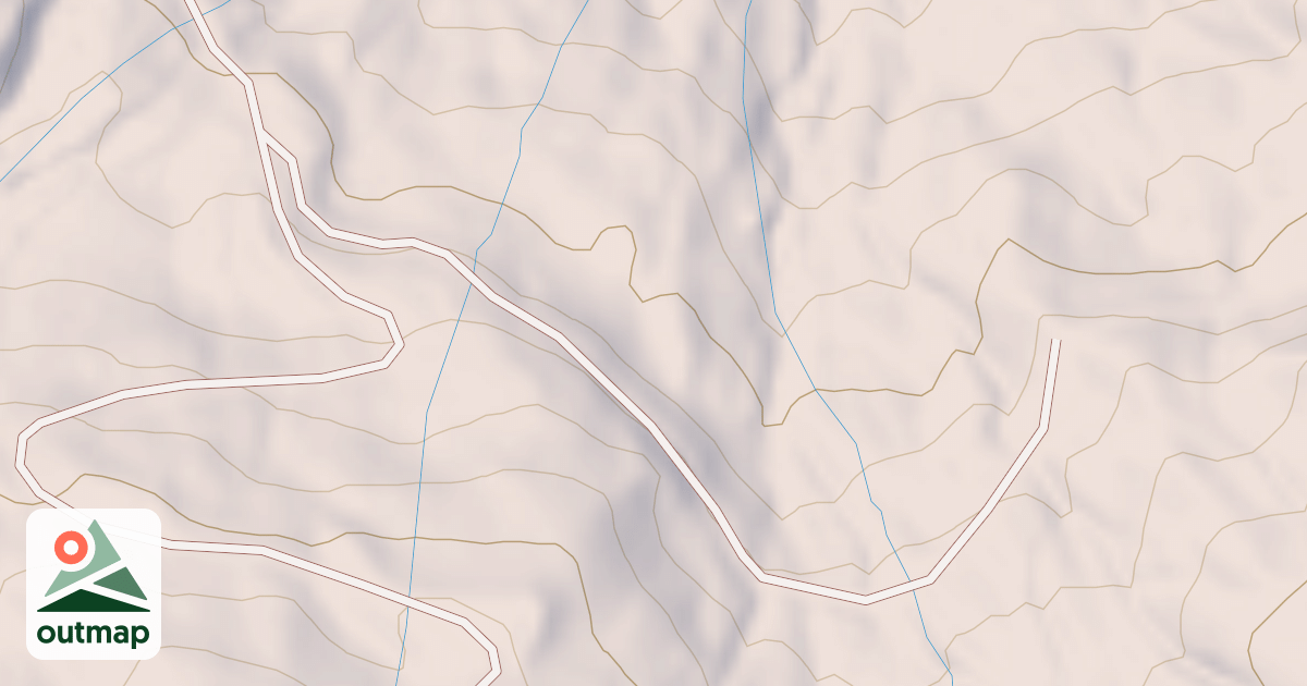 Map of CROOK RIDGE