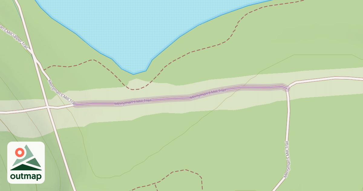 Map of Merryman's Mill Trail