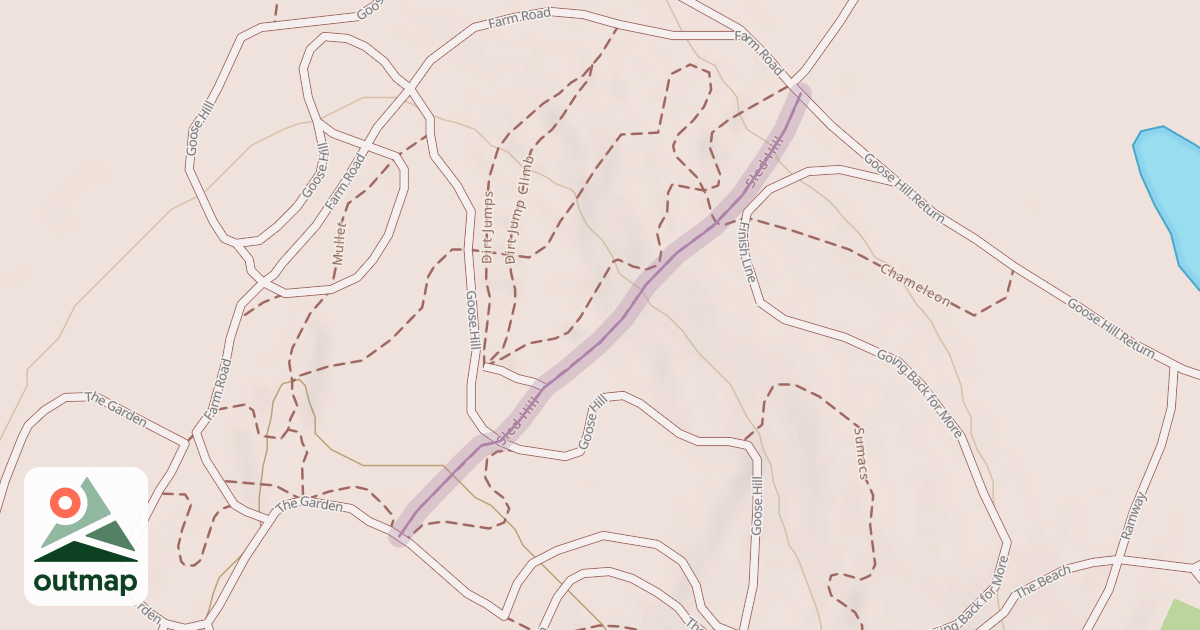 Map of Sled Hill