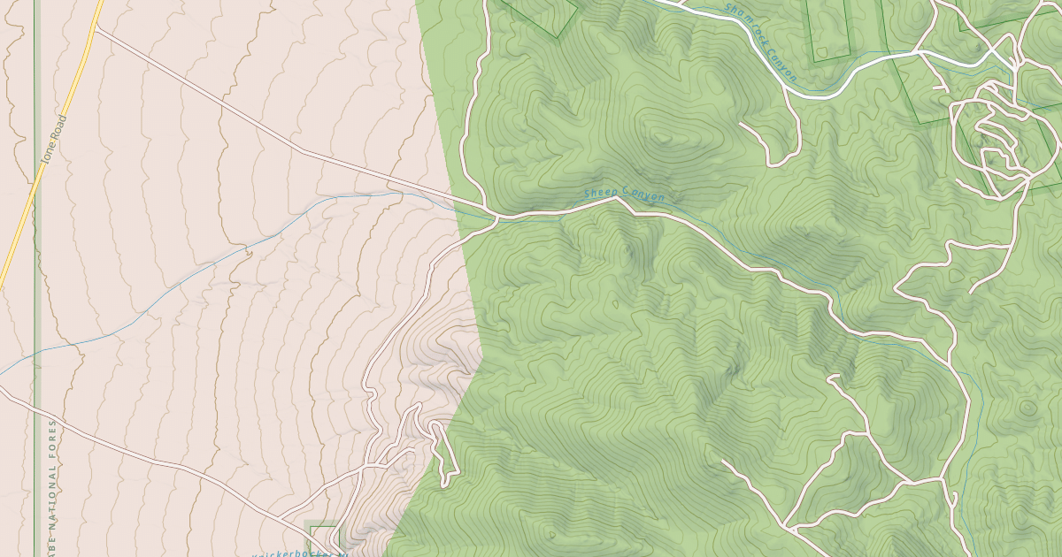 Map preview of SHEEP CANYON