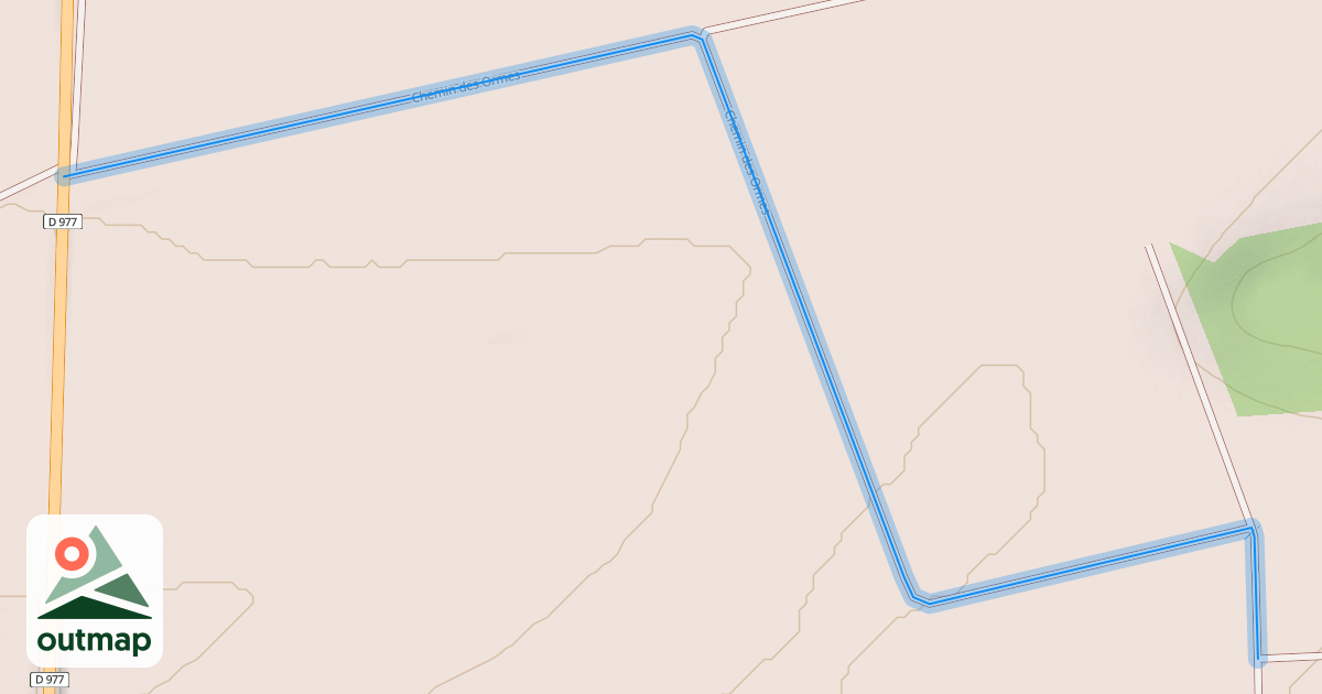 Map of Chemin des Ormes