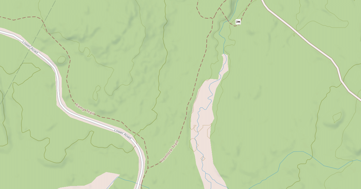 Map preview of snowmachine trail