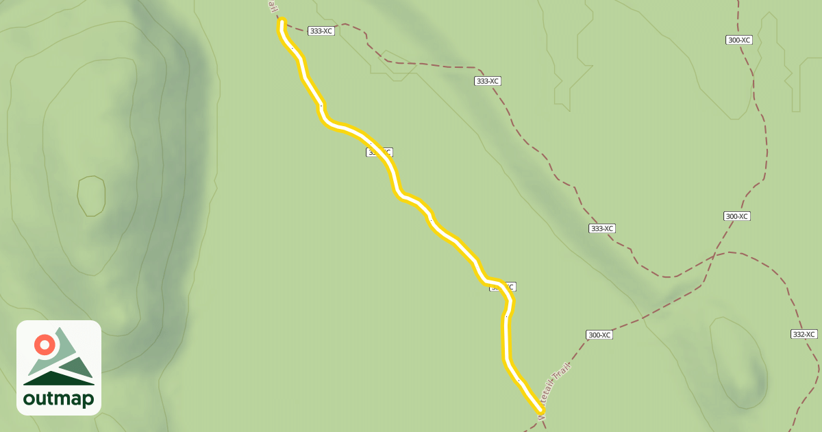 Map of Ponderosa Trail