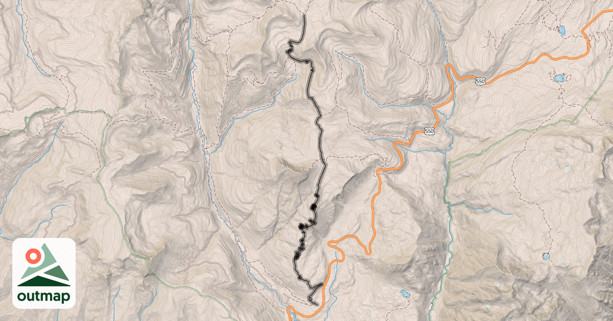 Map of Engineer Mountain Trail