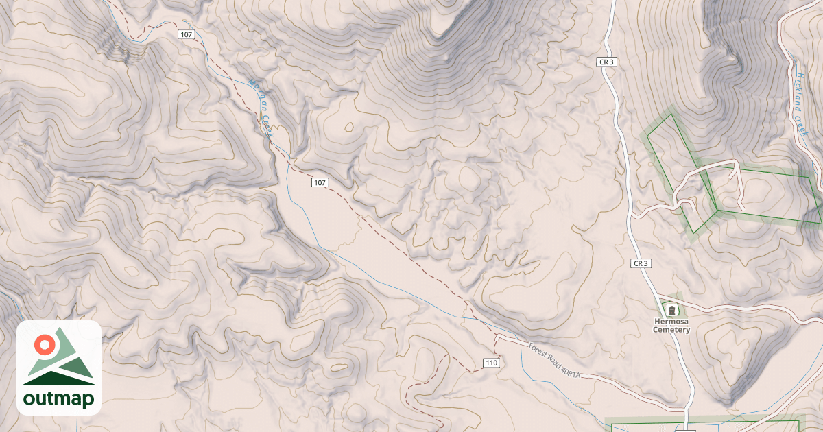 Map of MORGAN CREEK