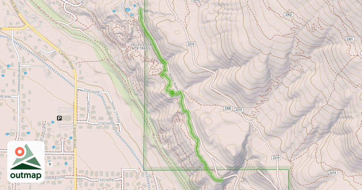 Map of Molly's Trail