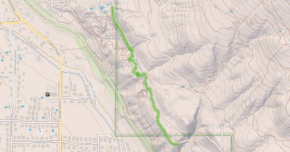 Map preview of Molly's Trail