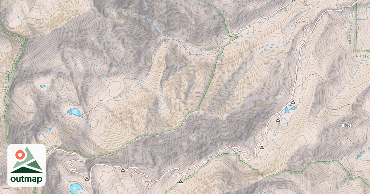 Map of HERMIT LAKE