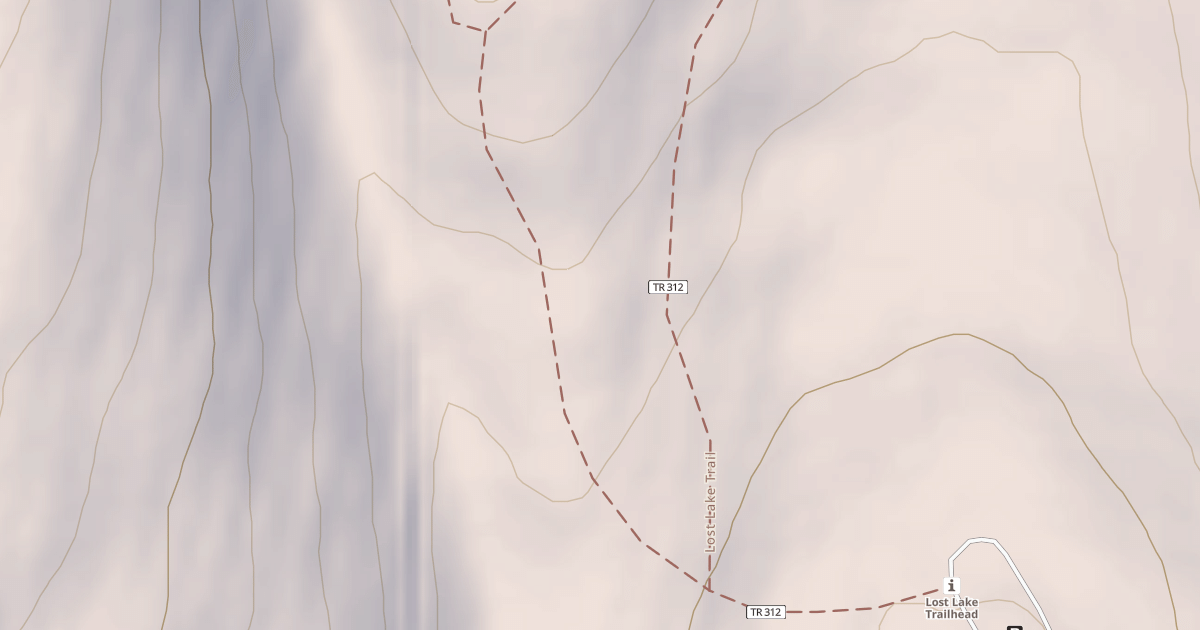 Map preview of Lost Lake Winter Trail