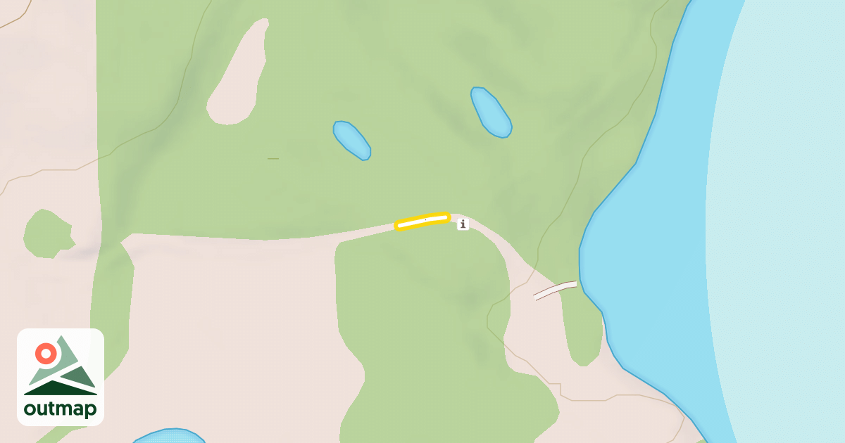 Map of Whispering Pines Trail