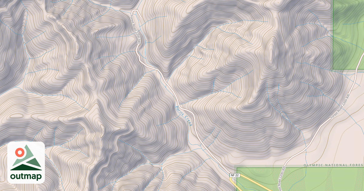 Map of USFS Motor Vehicle Use Map Roads {96778C91-2A2F-445C-A6E5-D2DE42EC83BF}