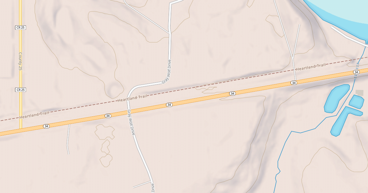 Map preview of Round River Drive