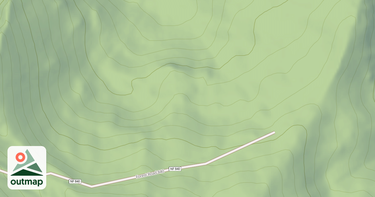 Map of USFS Motor Vehicle Use Map Roads {B16C0F35-A6F5-4072-BE05-162D1D22B351}
