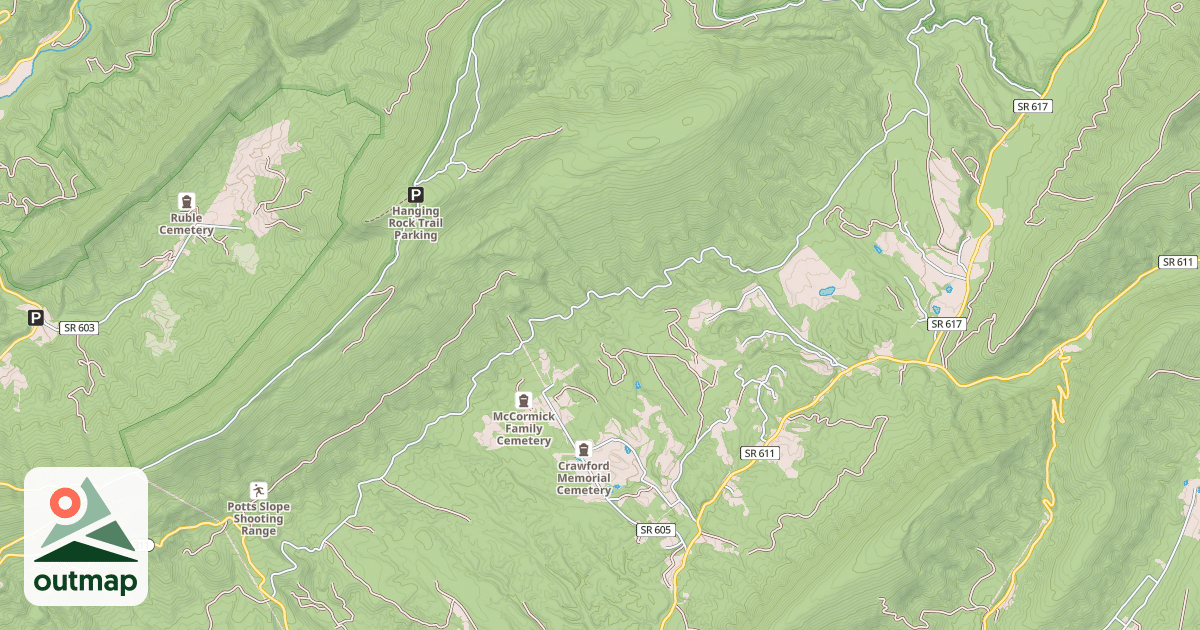 Map of PEACEFUL VALLEY  EAST