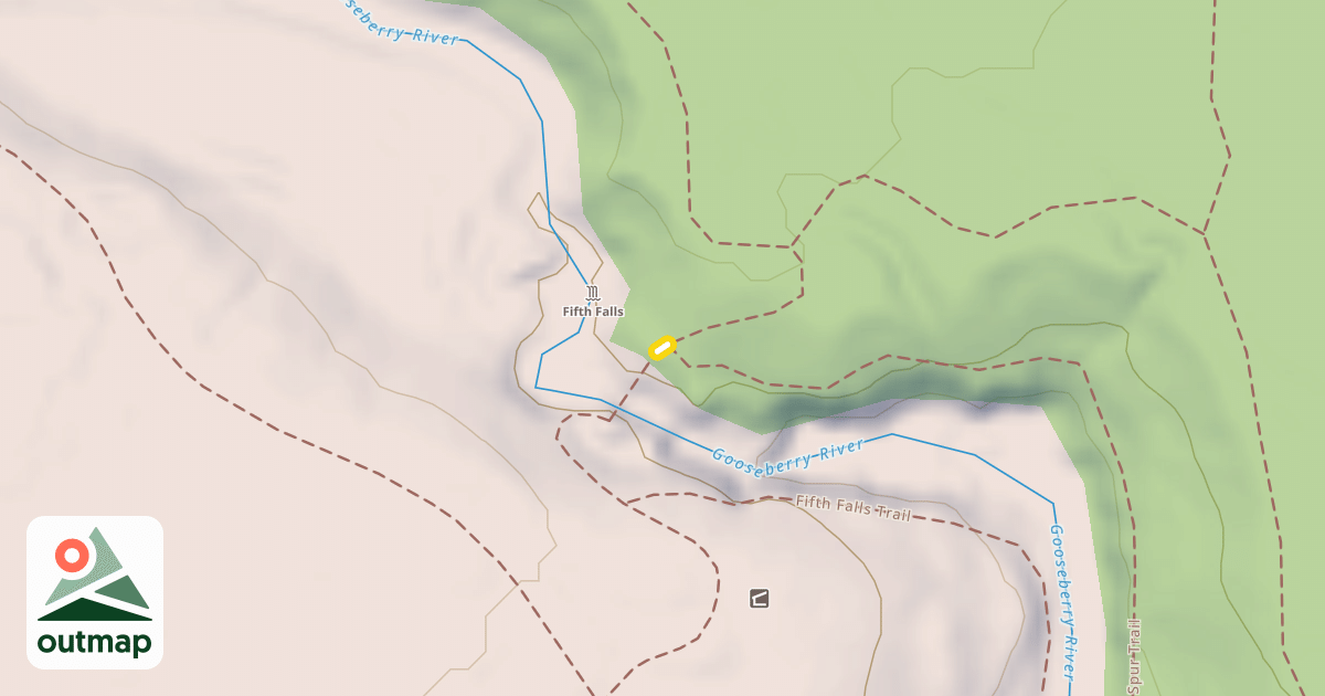 Map of Superior Hiking Trail - Spur Trail