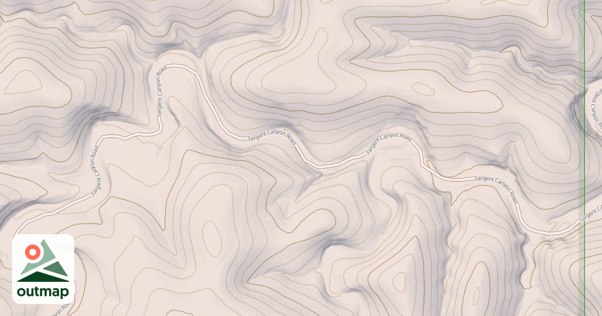 Map of UPPER SARGENT SEEP