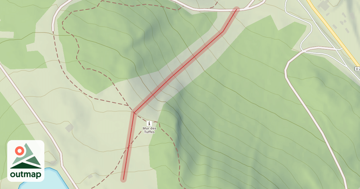 Map of Mur des Tuffes