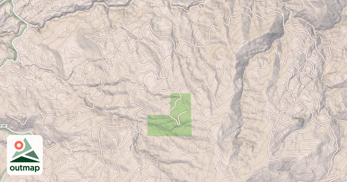Map of SOUTH BEAVER CREEK