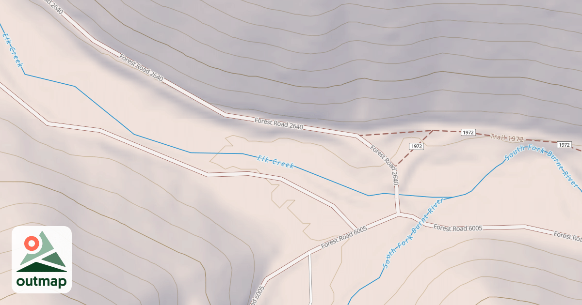Map of LAST CHANCE CR ROAD