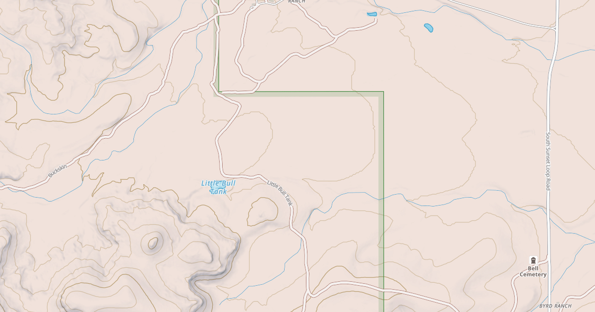 Map preview of LITTLE BULL TANK