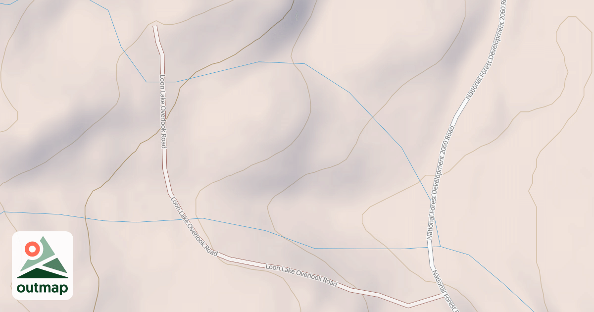 Map of LOON LAKE OVERLOOK