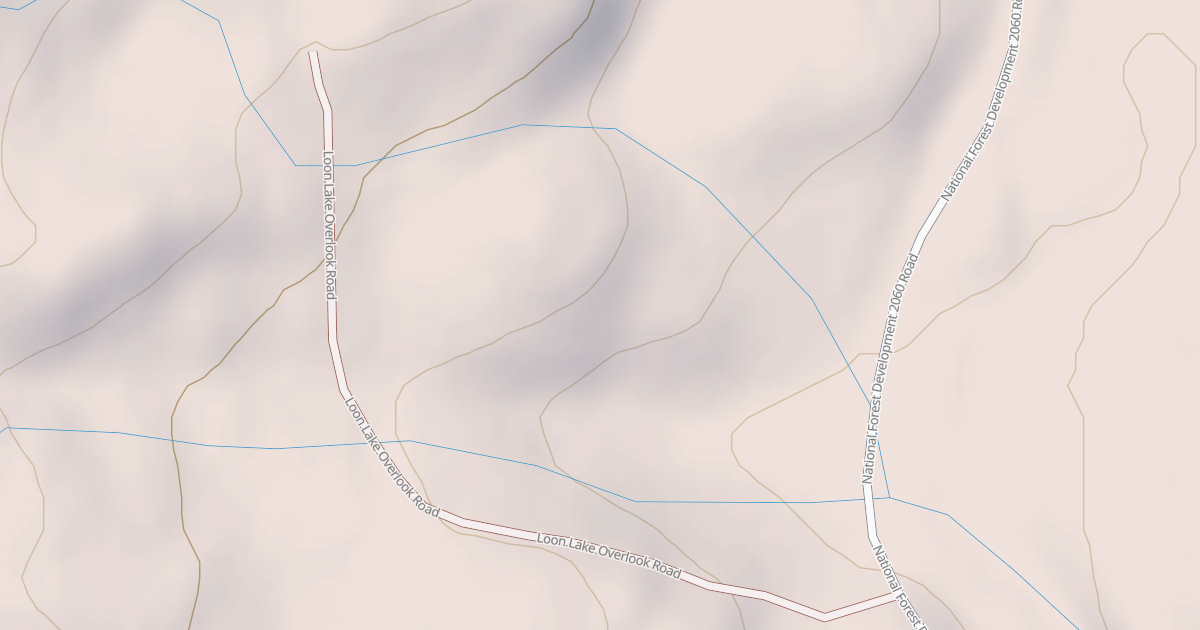 Map preview of LOON LAKE OVERLOOK