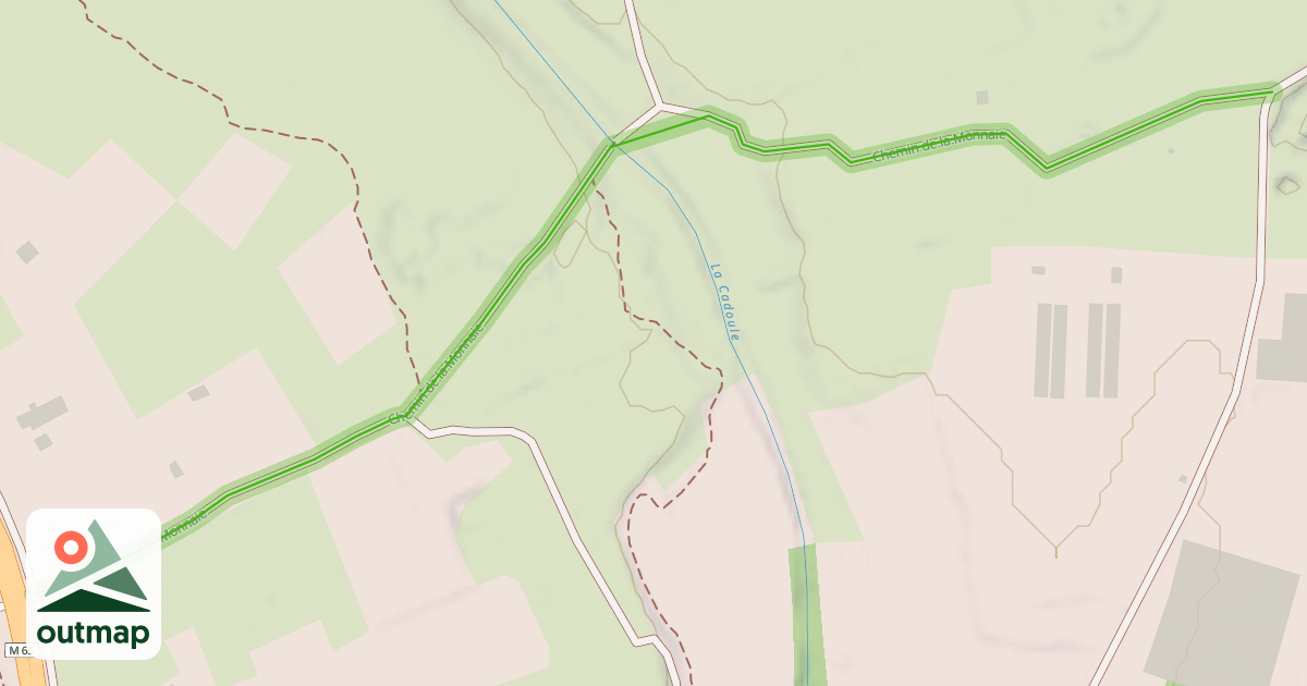 Map of Chemin de la Monnaie