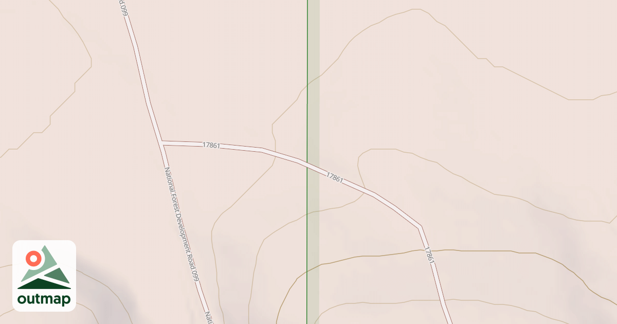 Map of CLOVER 1 SPUR A