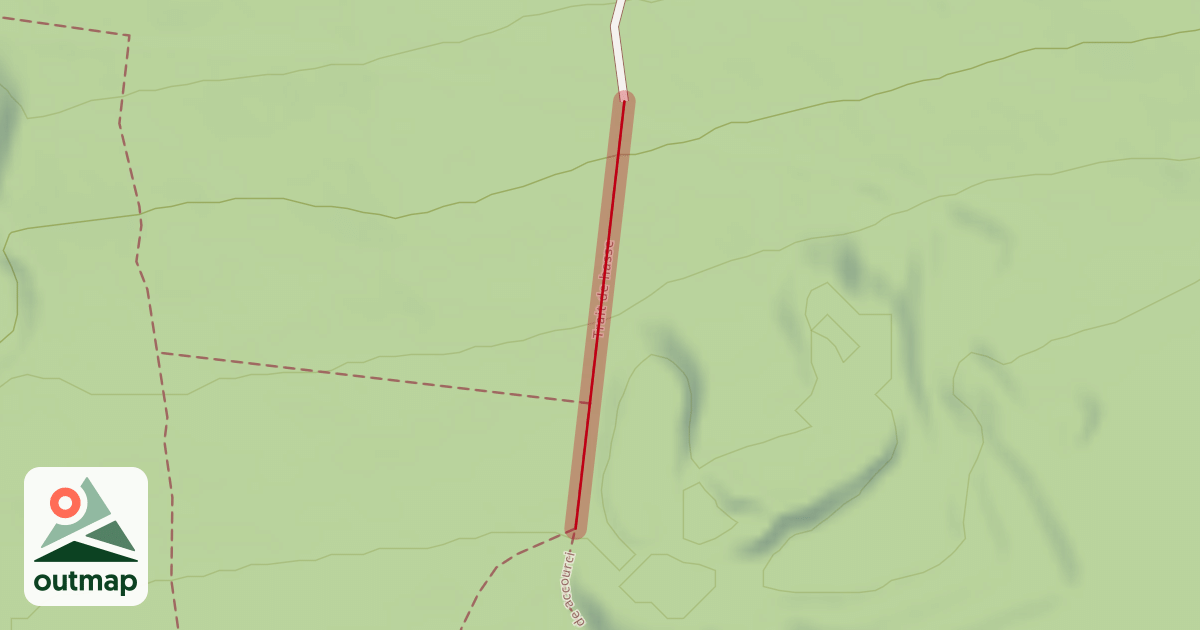 Map of Trait de hasse