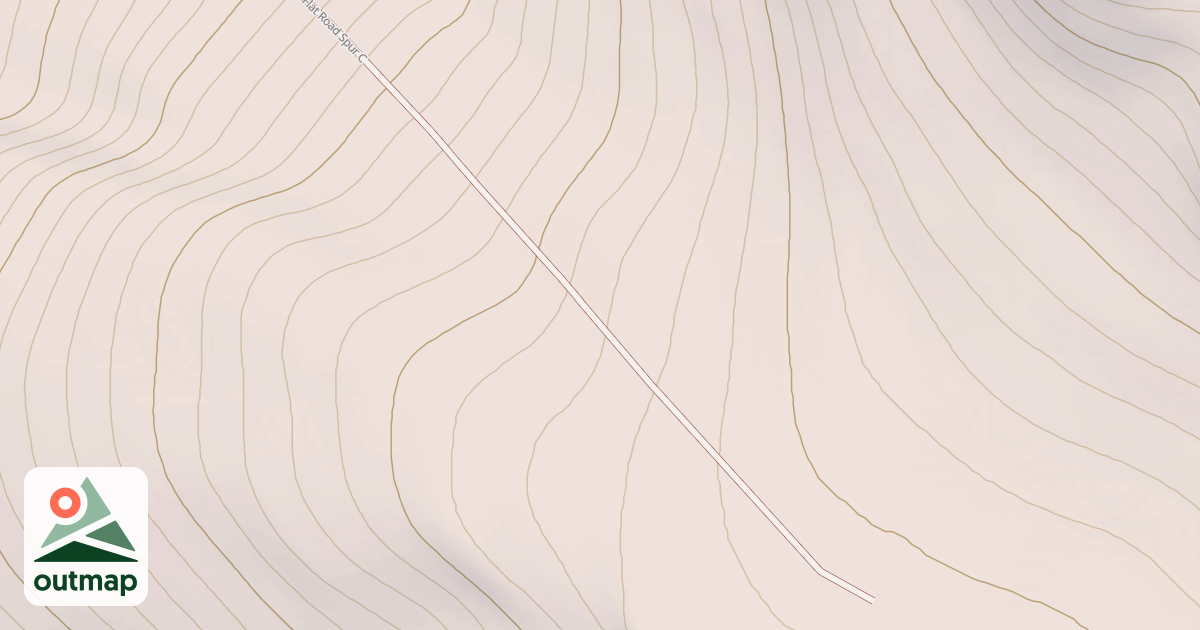 Map of HOWARD FLAT SPUR