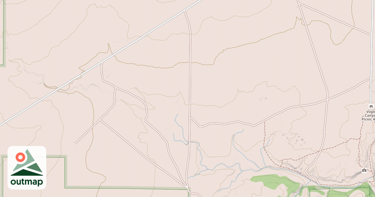 Map of DAVID CANYON F