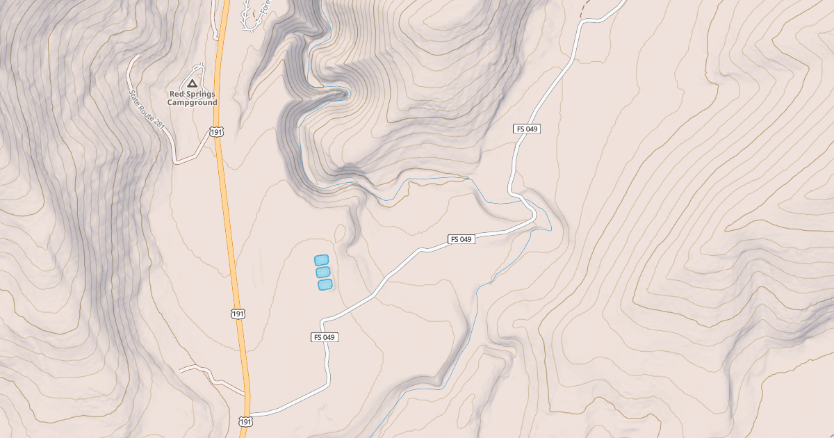 Map preview of GREEN DRAW