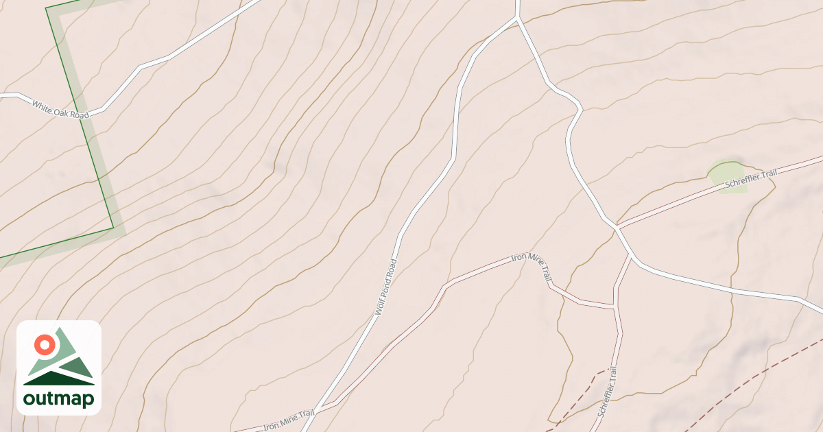 Map of Haldeman & Greenland Tracts - Snowmobile Trails