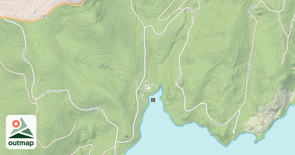Map of Dufrene