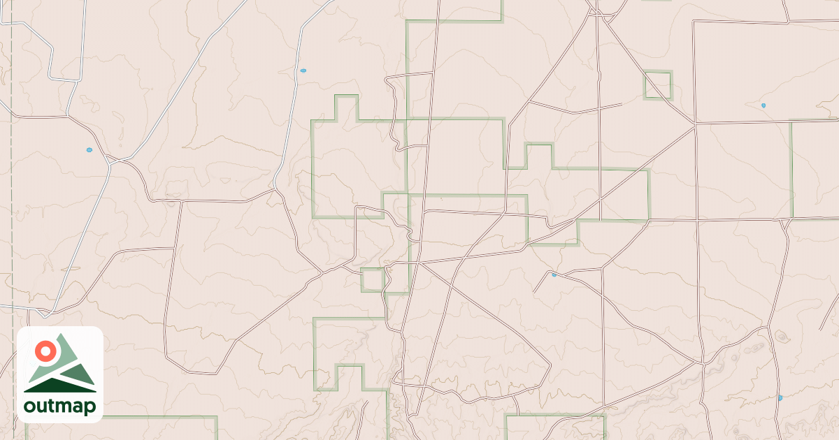 Map of WEST DRY CREEK P