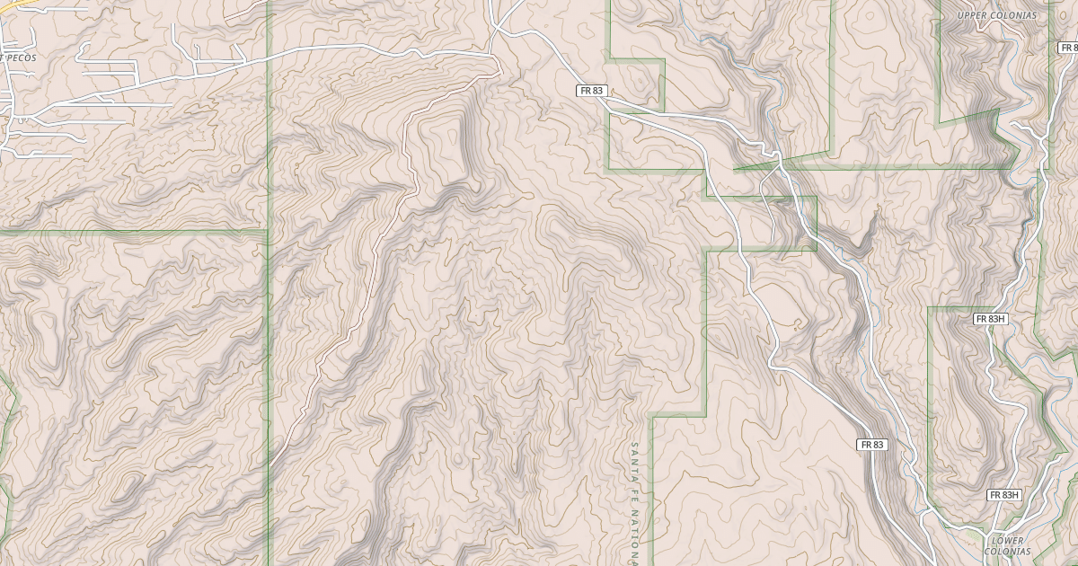 Map preview of USFS Motor Vehicle Use Map Roads {749101EE-9027-4040-A8AF-687182045168}