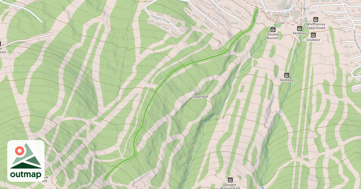 Map of Lower Tote Road