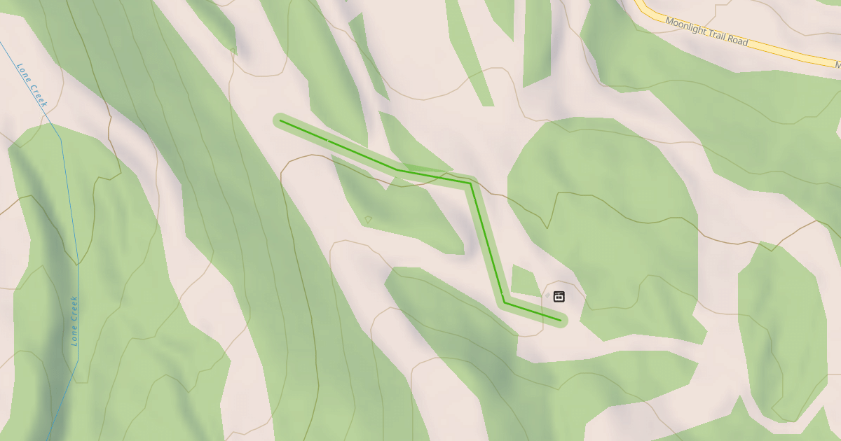 Map preview of Glacier Way