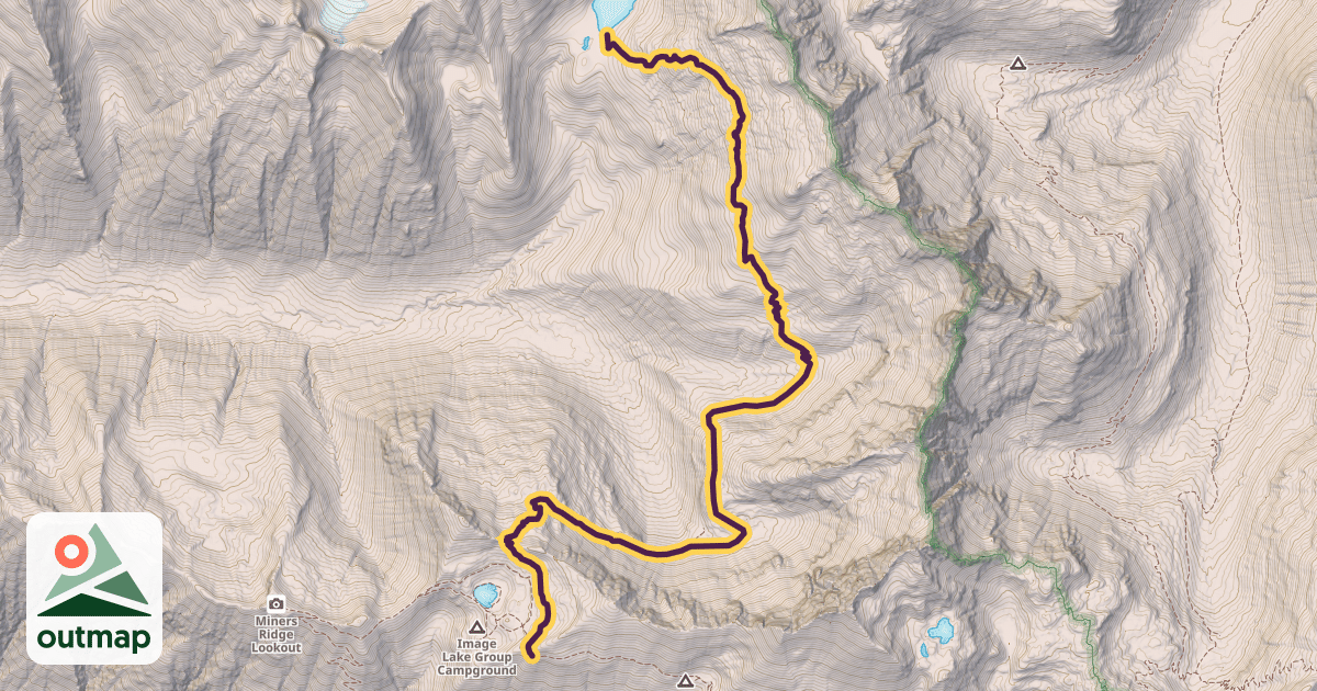 Map of Canyon Lake Trail #797