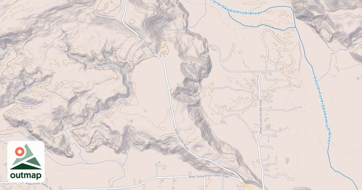 Map of SKOK WYNOOCHEE CROSSOVER