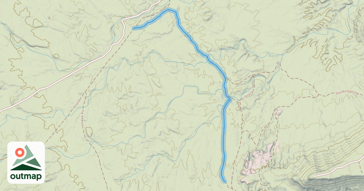 Map of Stucki Spring