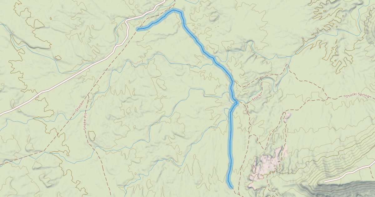 Map preview of Stucki Spring