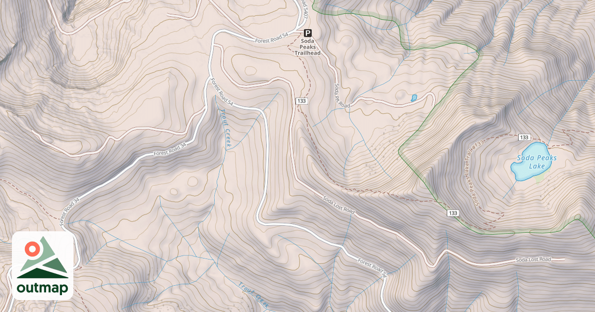 Map of BARE MT