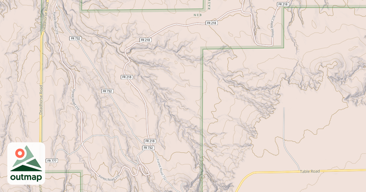 Map of 218