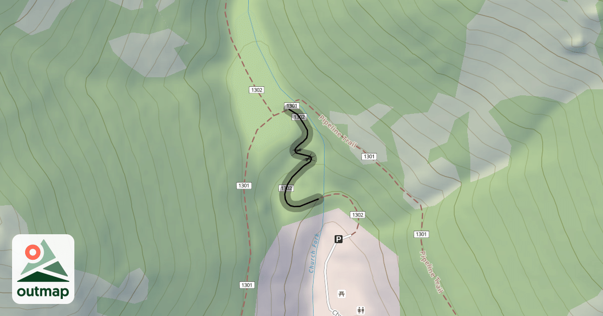 Map of Grandeur Peak Trail