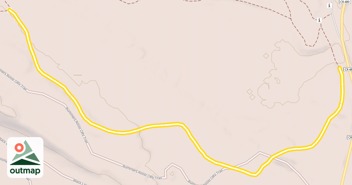 Map of Cross-Country Ski Trail
