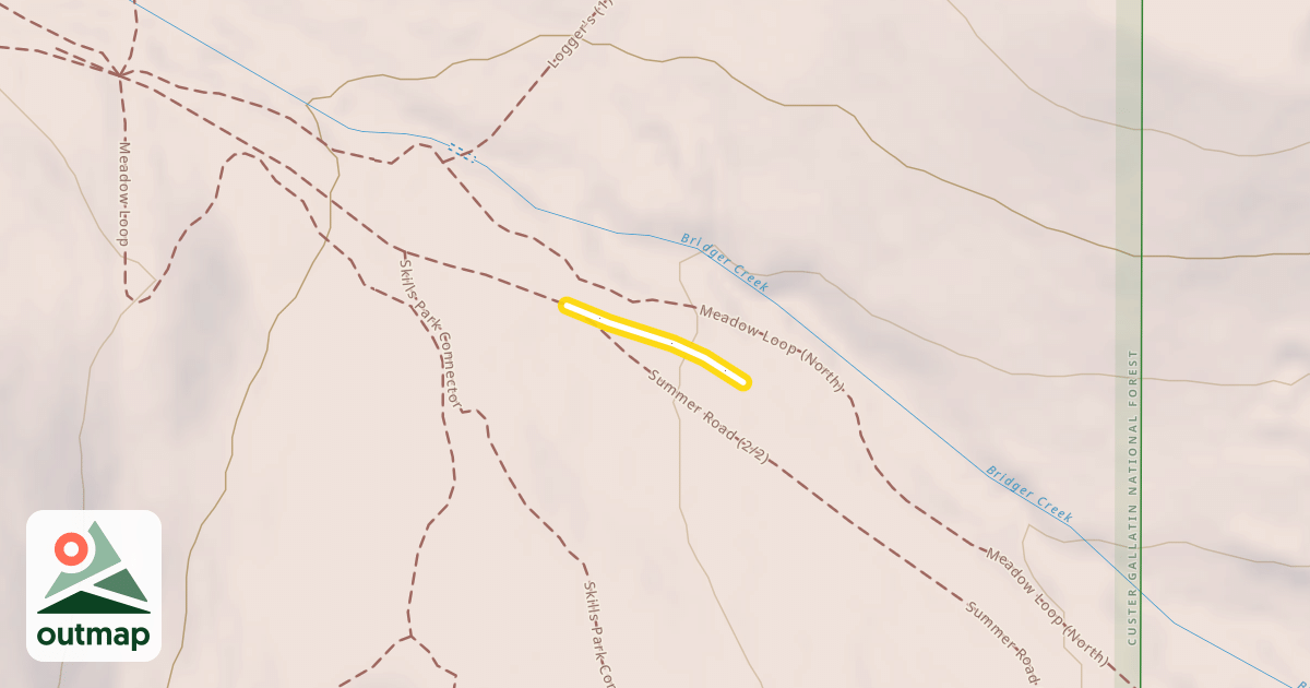 Map of Meadow Loop