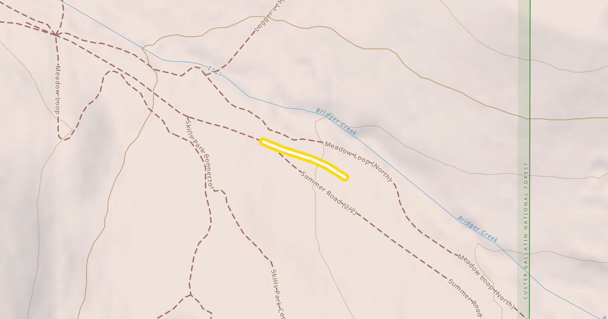Map preview of Meadow Loop